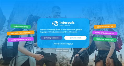 interpals login